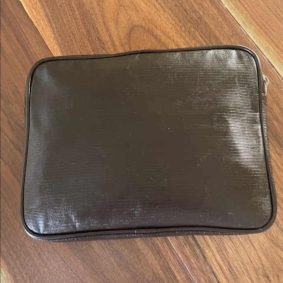 YSL Chocolate Brown Vintage Clutch. B61 - Picture 6 of 12